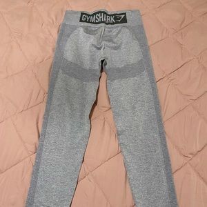 Gymshark high wasted flex leggings gray/blue